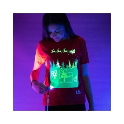 Illuminated Apparel Παιδικό/Εφηβικό Διαδραστικό t-shirt που λάμπει στο σκοτάδι