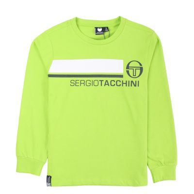 Sergio Tacchini παιδική μακρυμάνικη μπλούζα lime