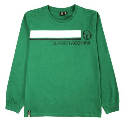 Sergio Tacchini παιδική μακρυμάνικη μπλούζα πράσινη για αγόρι