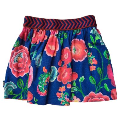 OILILY Βρεφική/Παιδική φούστα μπλε με λουλούδια 