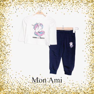 Βρεφικό/Παιδικό μακρυμάνικο σετ "Unicorn"