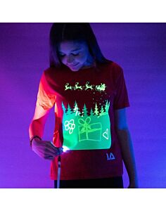 Illuminated Apparel Παιδικό/Εφηβικό Διαδραστικό t-shirt που λάμπει στο σκοτάδι